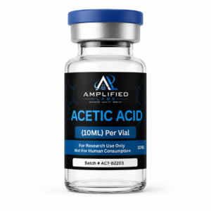 Acetic Acid 10mL researc h solbent solution Amplified Labs
