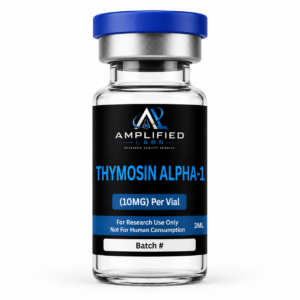 Thymosin Alpha-1 peptide 10mg vial Amplified Labs research-use-only lyophilized powder